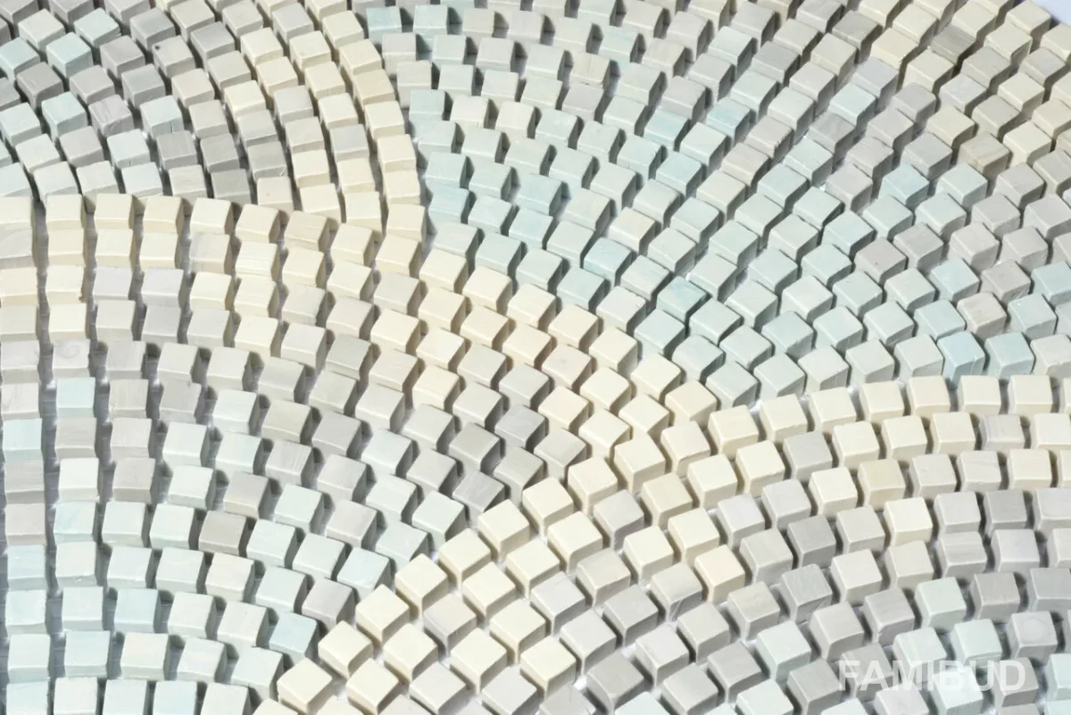 Мозаїка MI7 К060101 Italian Fan, 190×380×10, Білий, Котто Кераміка