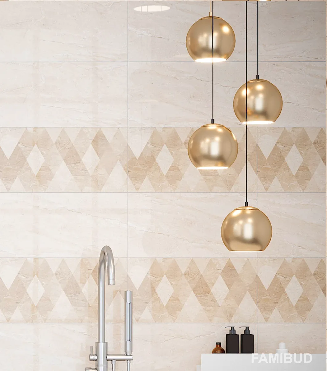 Плитка стінова 8 М1061 Marmo Milano Голден Тайл, 30×60, Бежевий, Golden Tile