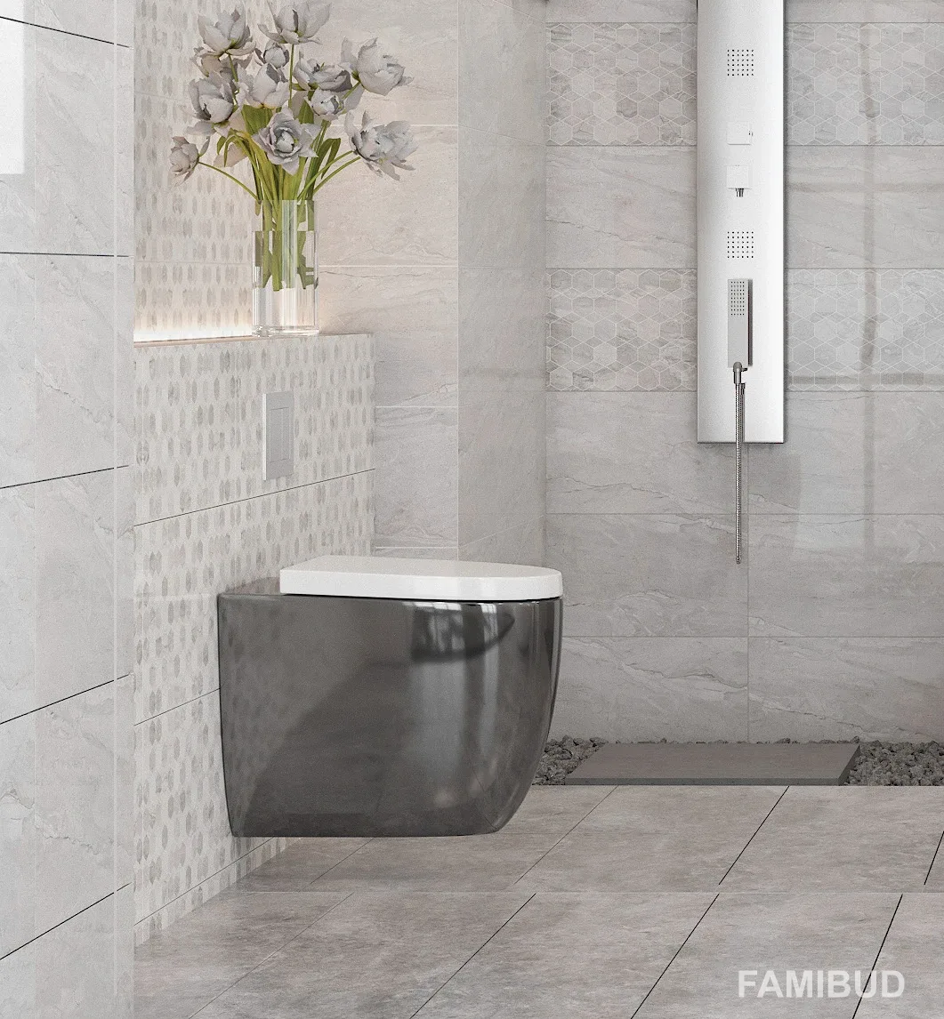Плитка стінова 8 М2061 Marmo Milano Голден Тайл, 30×60, Сірий, Golden Tile