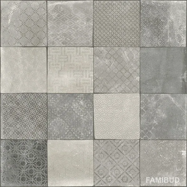 Плитка керамогранітна Tempo Bessel-SPR Gris Rect, 593×593×10, Arcana Ceramica