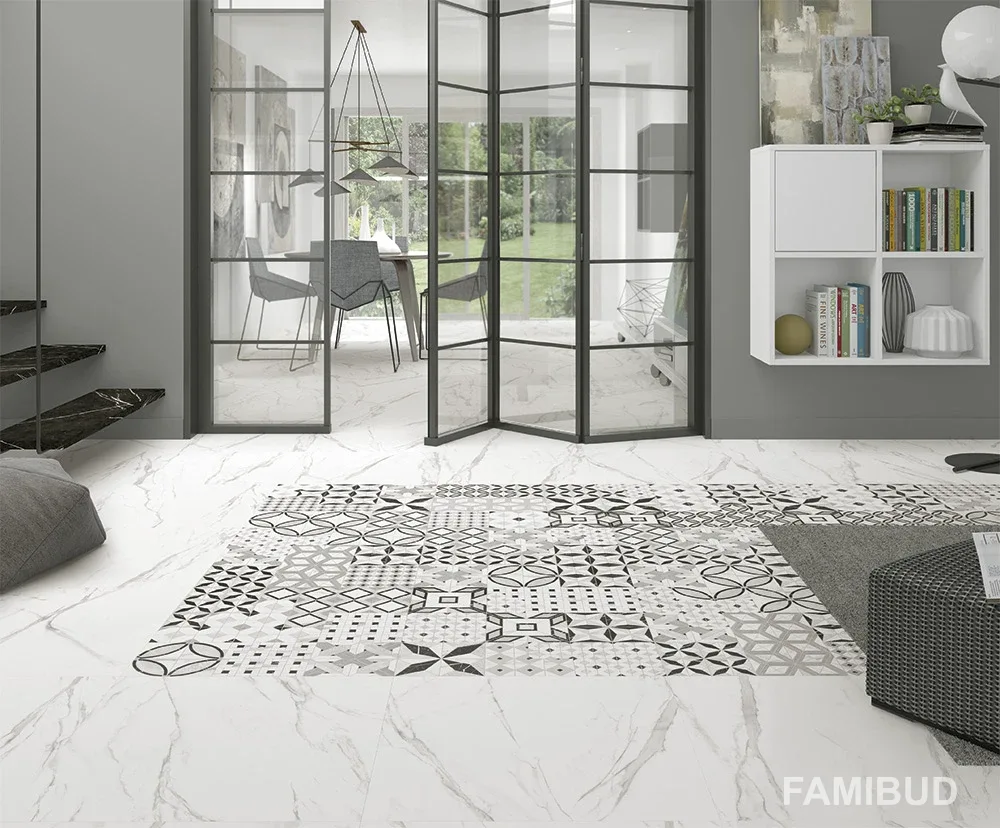 Плитка керамогранітна Thalassa Palene-R Blanco Rect, 593×593×10, Arcana Ceramica