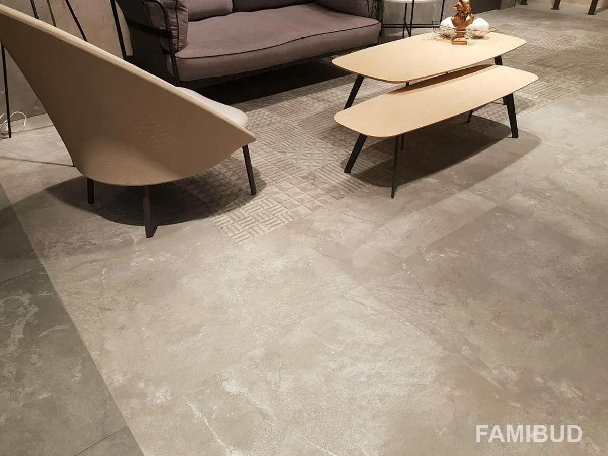Плитка керамогранітна Lithos Tors-R Beige Rect, 593×593×10, Arcana Ceramica