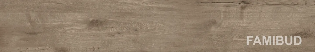 Плитка керамогранітна Alpina Wood, 198×1198×10, Коричневий, Golden Tile