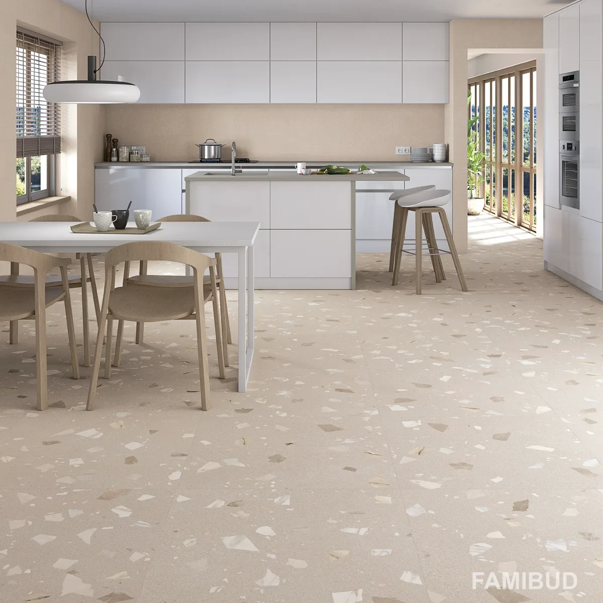 Плитка керамогранітна Ribe SPR Beige Rect, 800×800×10,5, Arcana Ceramica