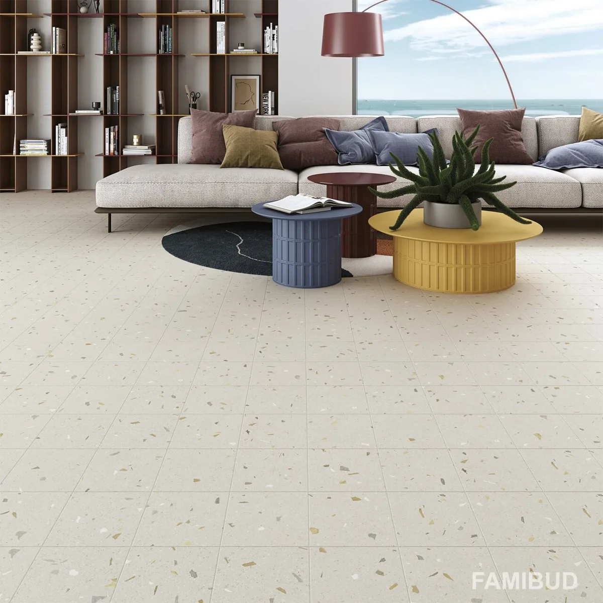 Плитка керамогранітна Croccante-R Tutti Frutti, 800×800, Білий, Arcana Ceramica