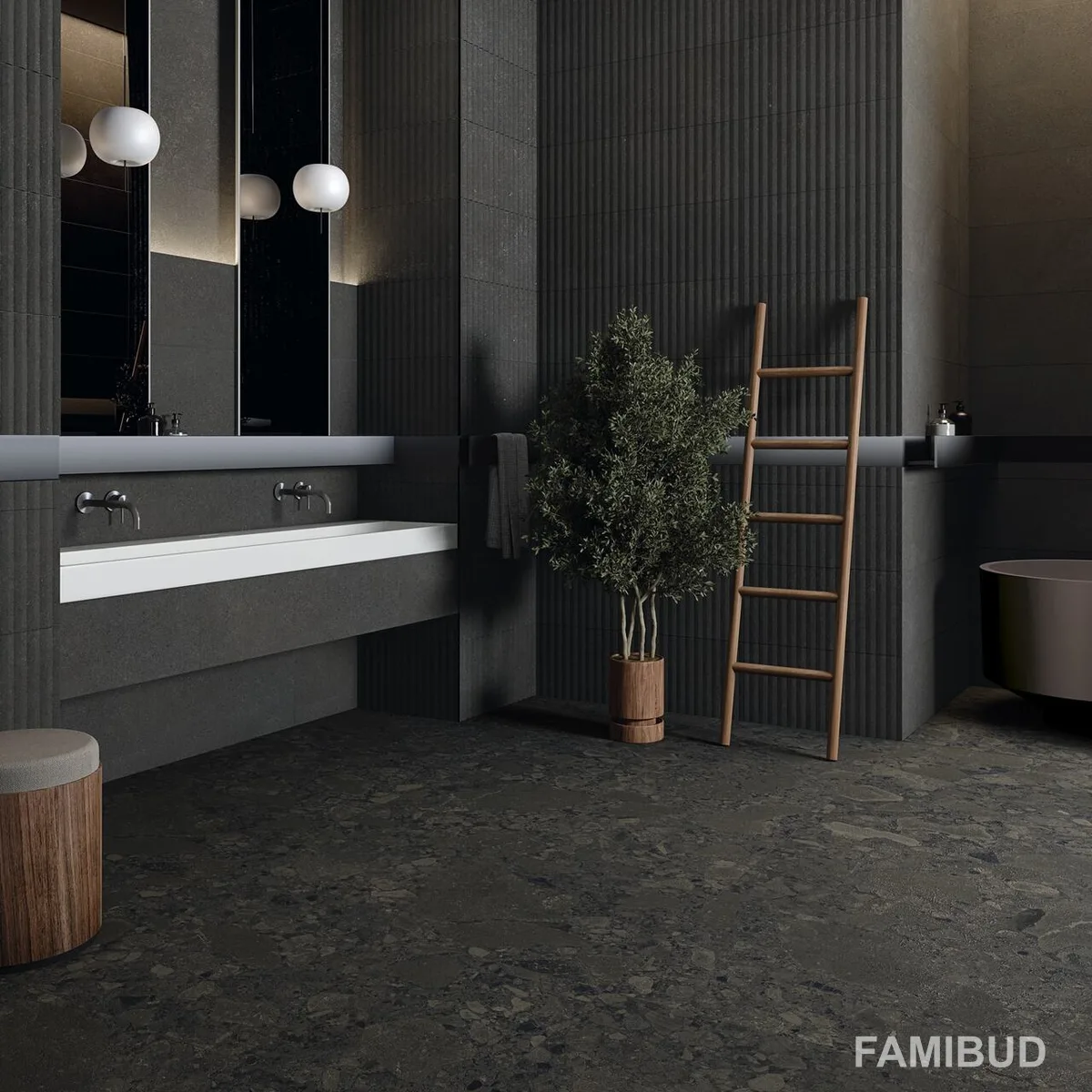 Плитка керамогранітна Black-R Night, 800×800, Arcana Ceramica