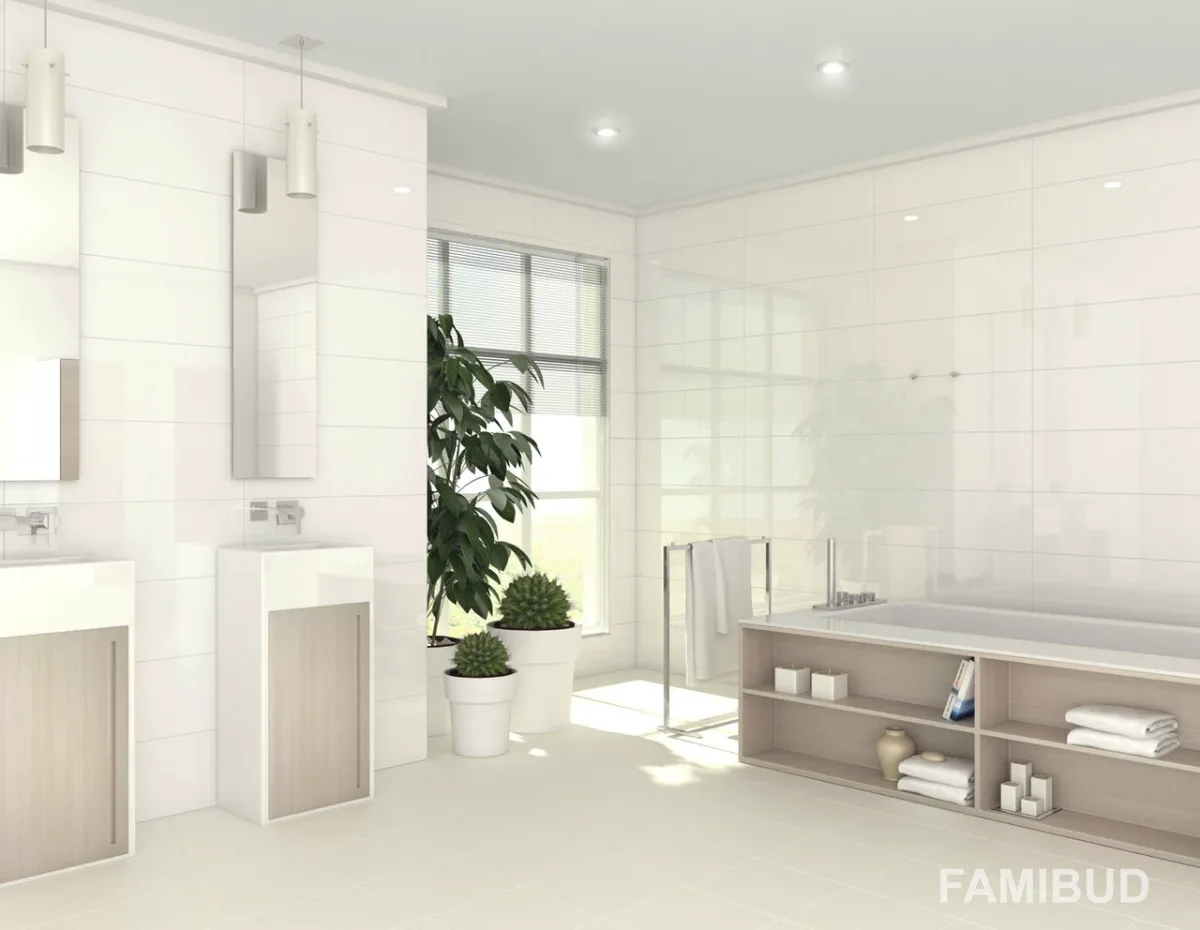 Плитка стінова Universal Blanco Mate, 333×1000×11, Arcana Ceramica