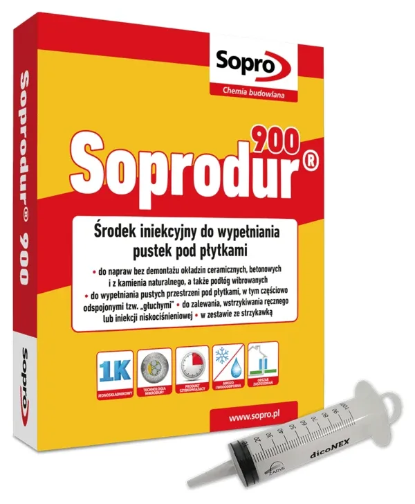 Ін'єкційний засіб для заповнення порожнин і тріщин Soprodur 900