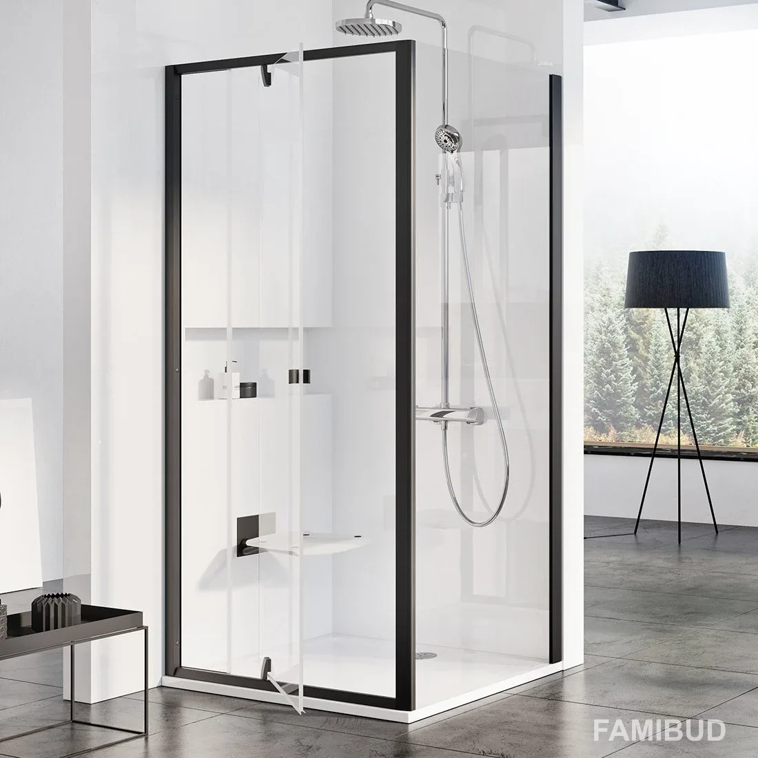 Душова стінка нерухома одноелементна PPS-100 Transparent 90GA0300Z1, Ravak