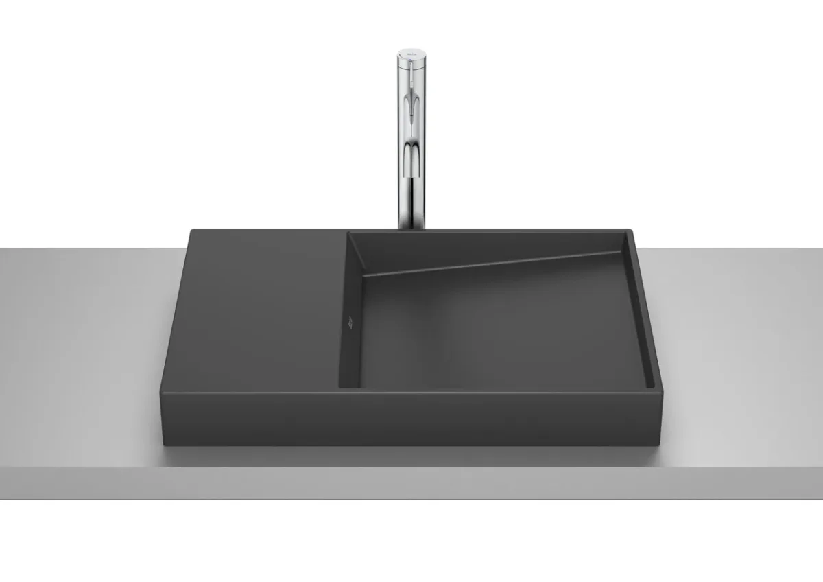 Умивальник Horizon Dash Black matt A32727608B, 600×420, Roca
