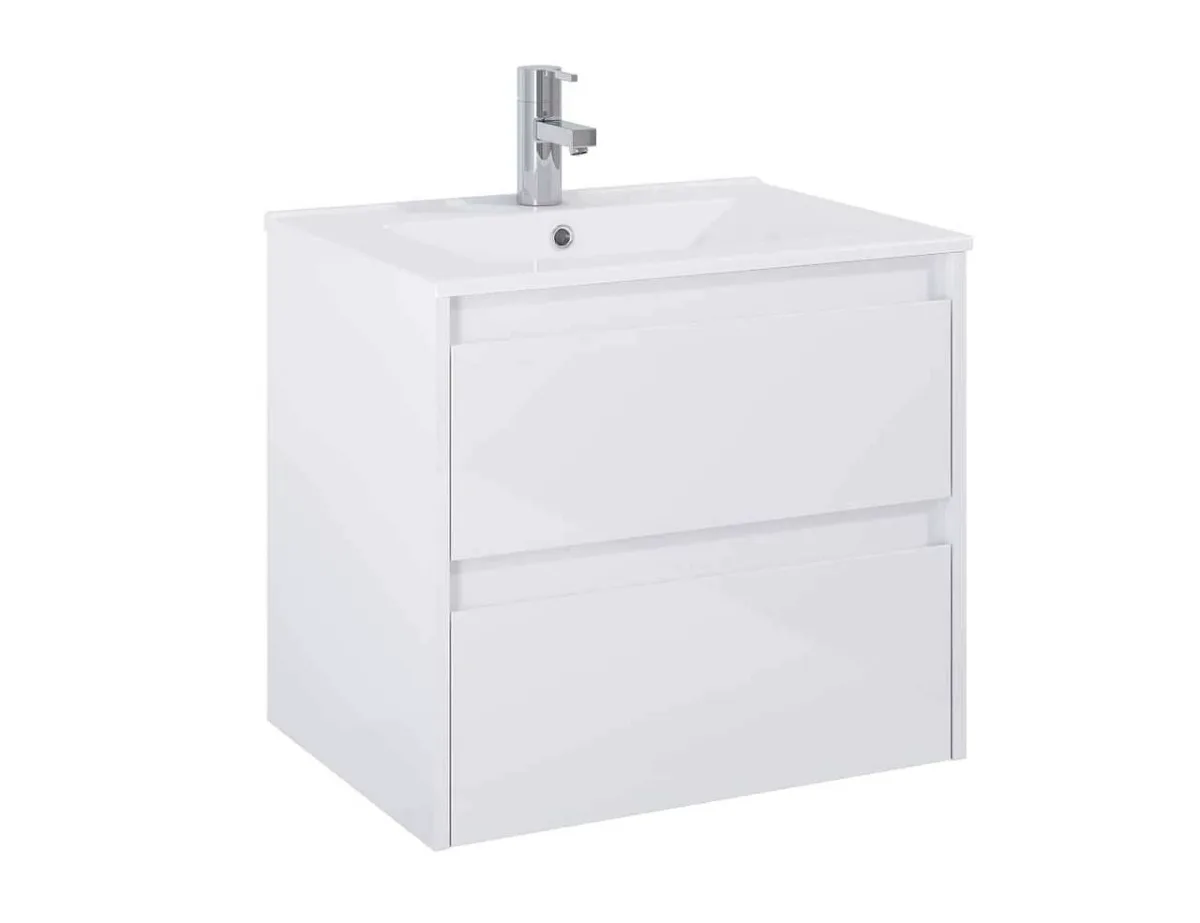 Шафка під умивальник Claudia 600 White Glossy, Roca