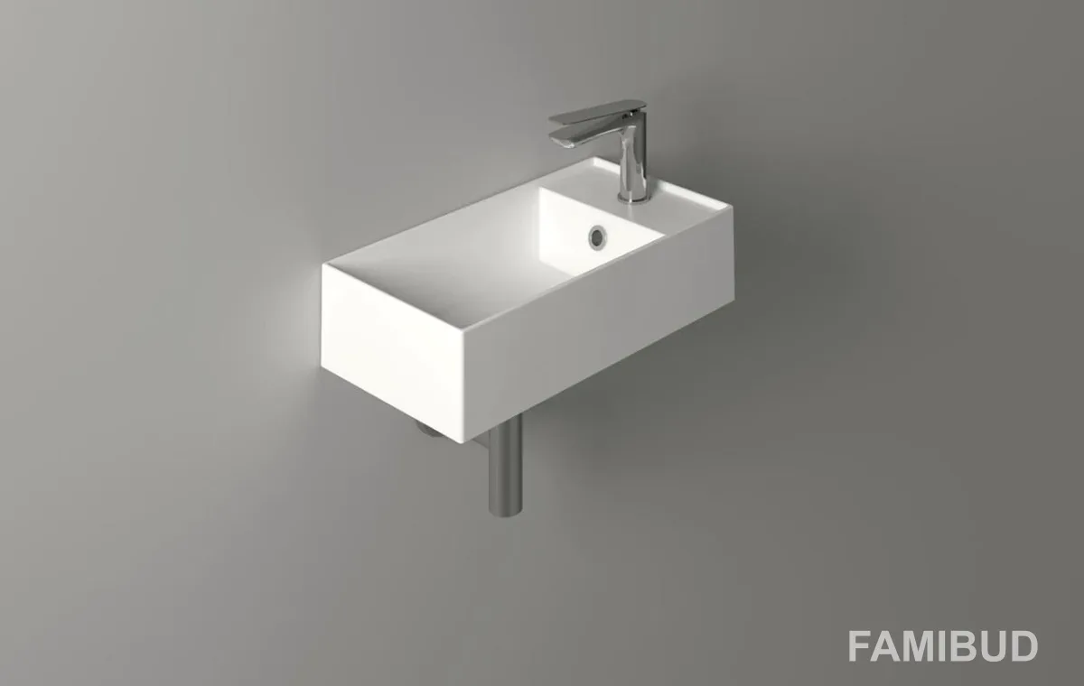 Умивальник AG 20 Agile Glossy white, Simas