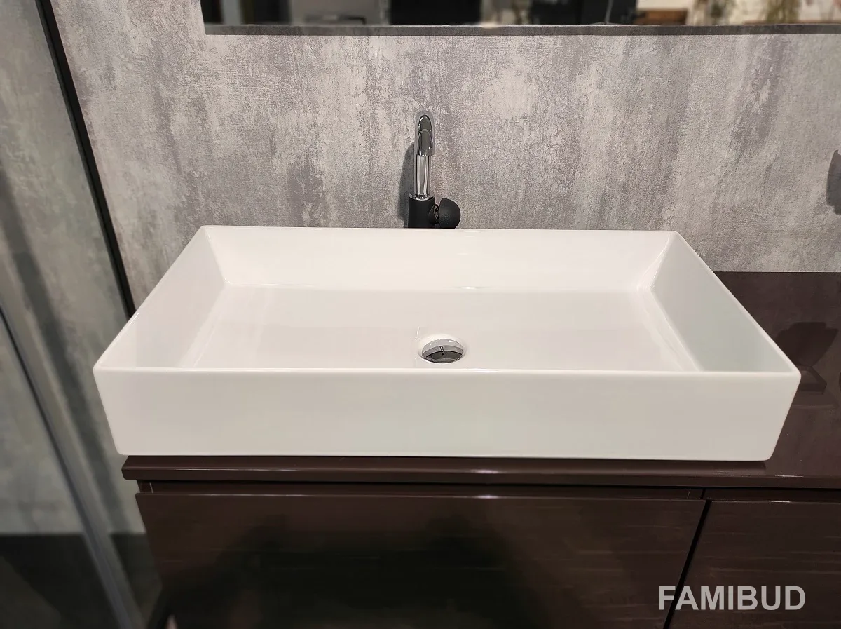 Умивальник AG 80 Agile Glossy white, Simas
