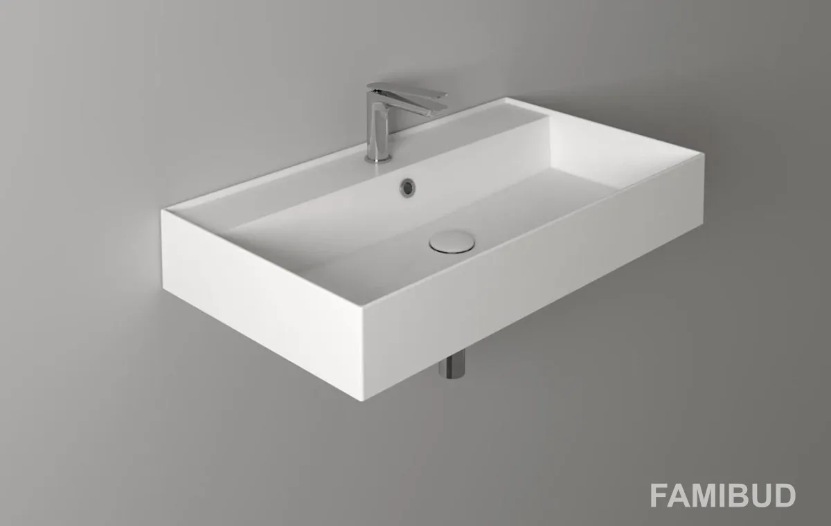 Умивальник AG 81 Agile Glossy white, Simas