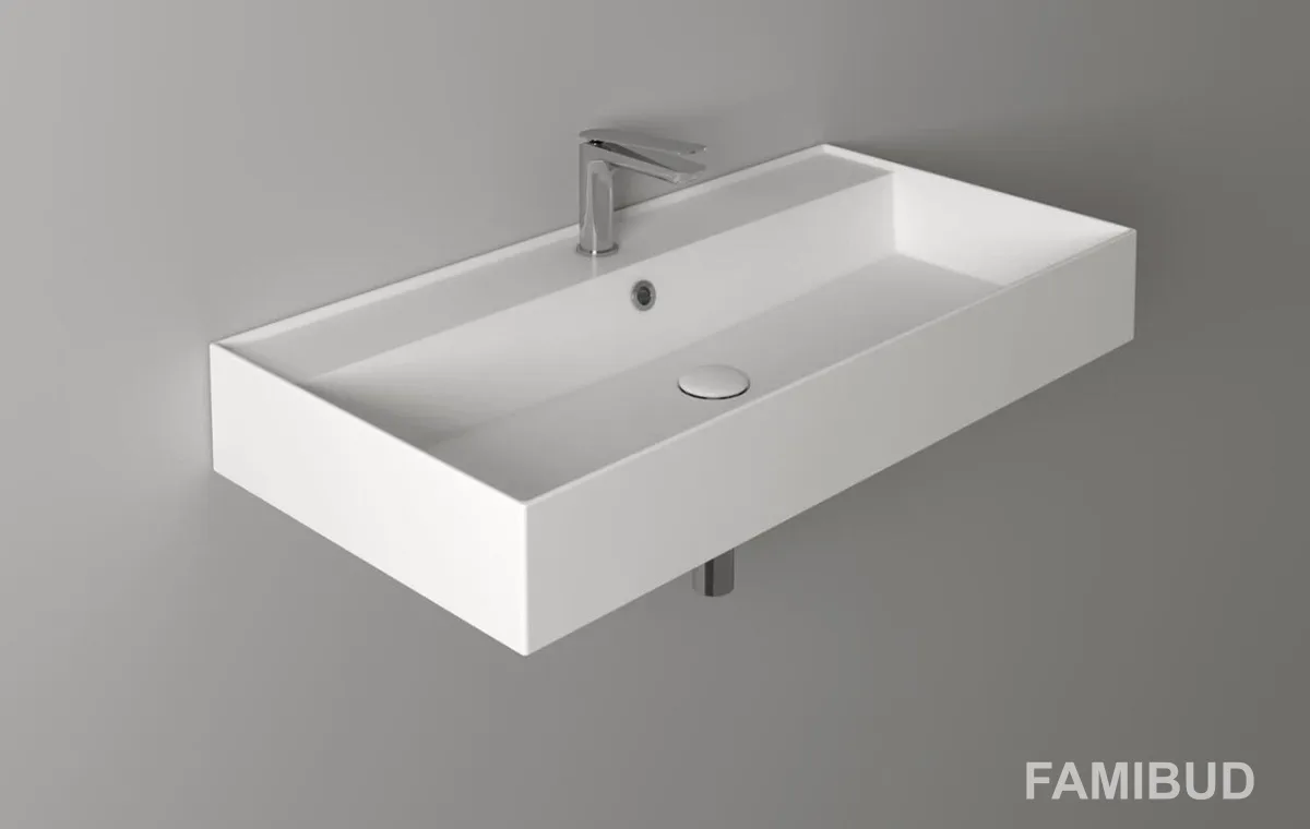 Умивальник AG 91 Agile Glossy white, Simas