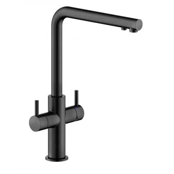 Змішувач для кухні з функцією фільтрації води Velvet Black, Nobili