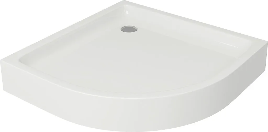 Душовий піддон напівкруглий Tako, 90×90, Cersanit