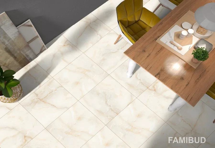 Плитка керамогранітна Aquarius Onyx Beige, 600×1200, Raviraj Ceramics