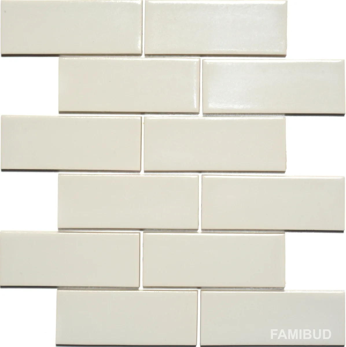 Мозаїка Brick Light Grey, 300×300×9, Котто Кераміка