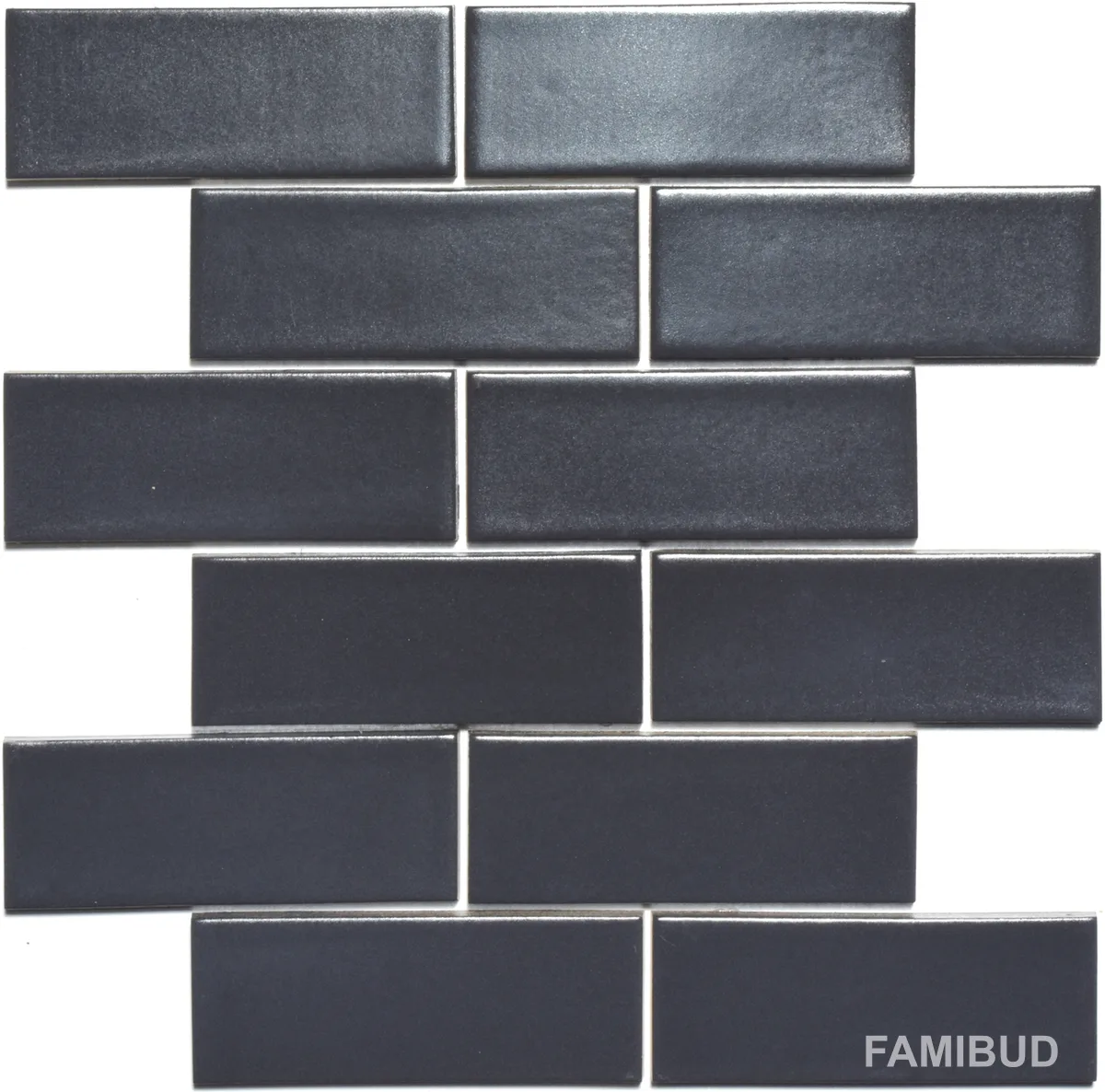 Мозаїка Brick Grafit Black, 300×300×9, Котто Кераміка