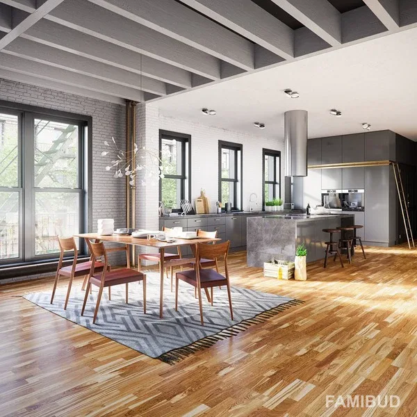 Паркетна дошка Oak Bordeaux 3-смугова, Beauty Floor