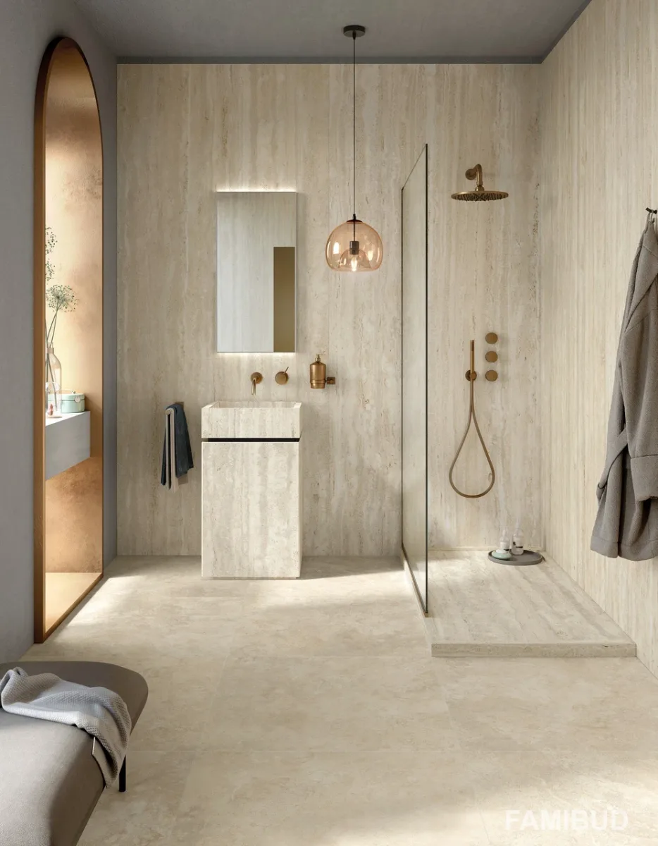 Плитка керамогранітна EY 13 Elysian Travertino SP SQ, 1200×1200×9, Mirage
