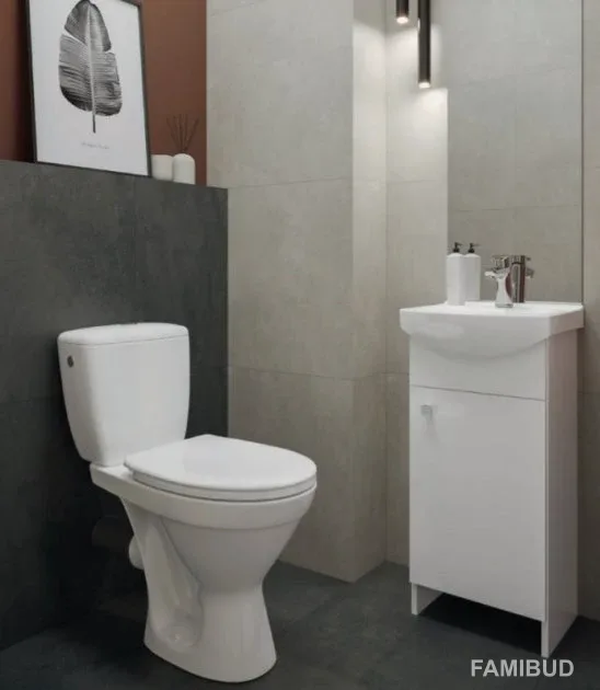 Компакт Cersania 704 SimpleOn 011 з кришкою дюропласт soft-close, Cersanit