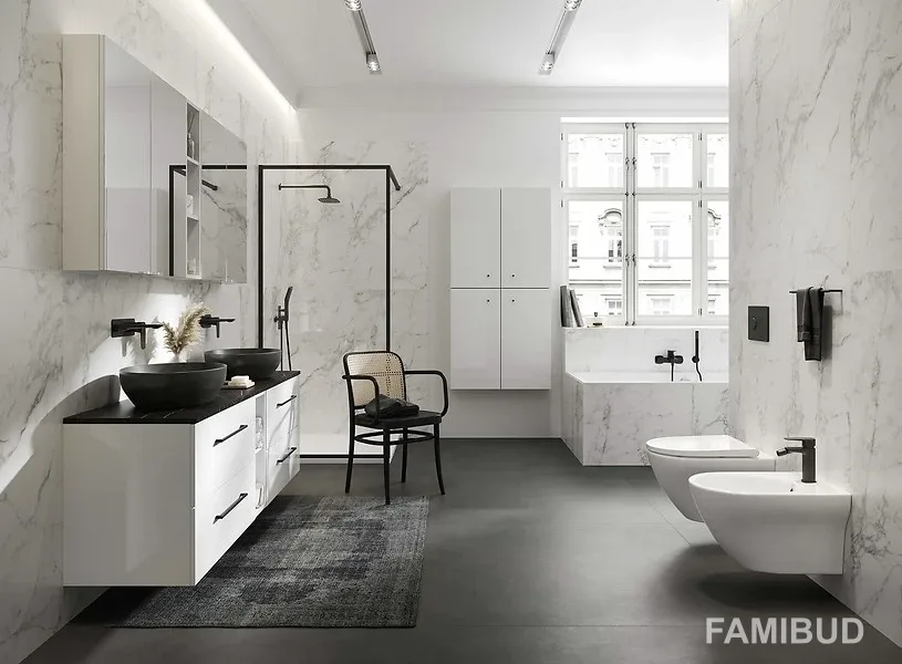 Умивальник Larga Anthracite