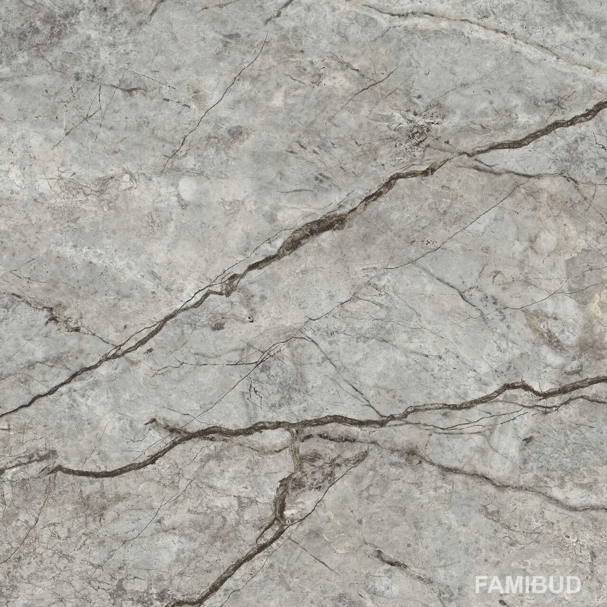 Плитка керамогранітна Carisma Rect, 600×600×8, Сірий, Golden Tile