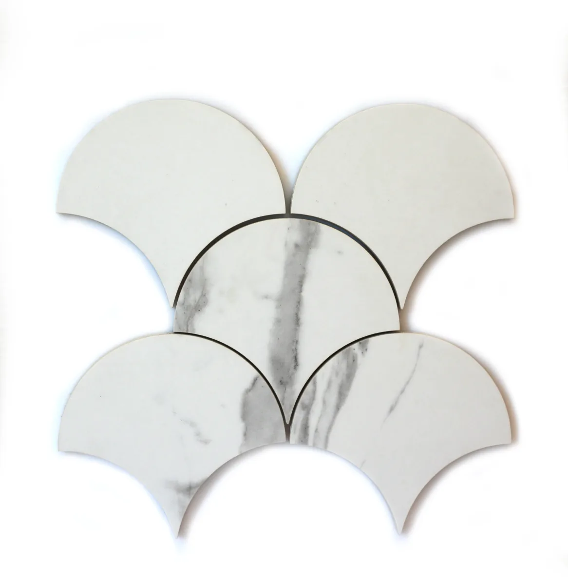 Мозаїка Scales CM 3115 SC Speccio Carrara, 136×147×10, Котто Кераміка