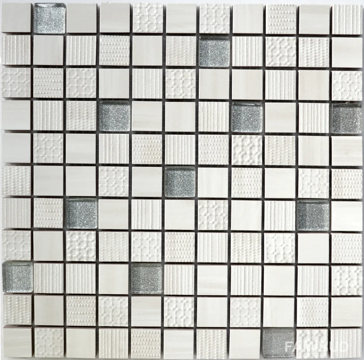 Мозаїка 3043 С2 Cream-Silver, 300×300×9, Котто Кераміка