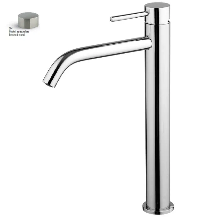 Змішувач для умивальника Spillo Up Brushed nickel F3031-HXSSN, Fima