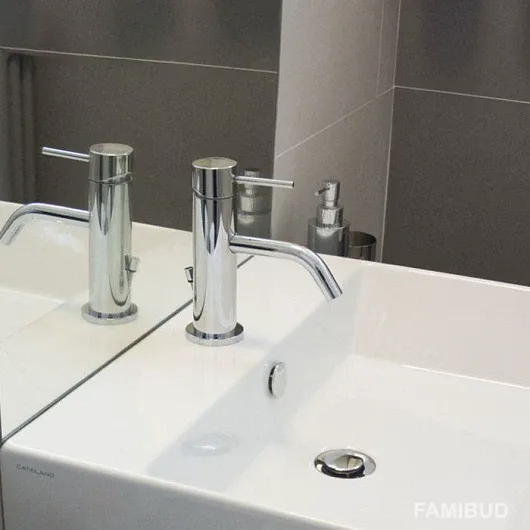 Змішувач для умивальника Spillo Up F3031XSCR, Fima