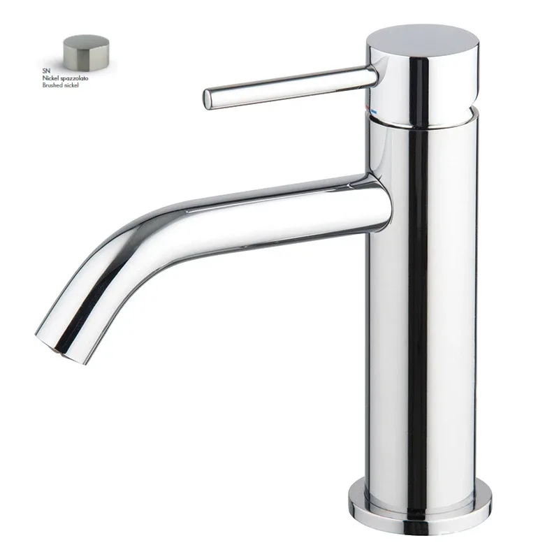 Змішувач для умивальника Spillo Up Brushed nickel F3031XSSN, Fima