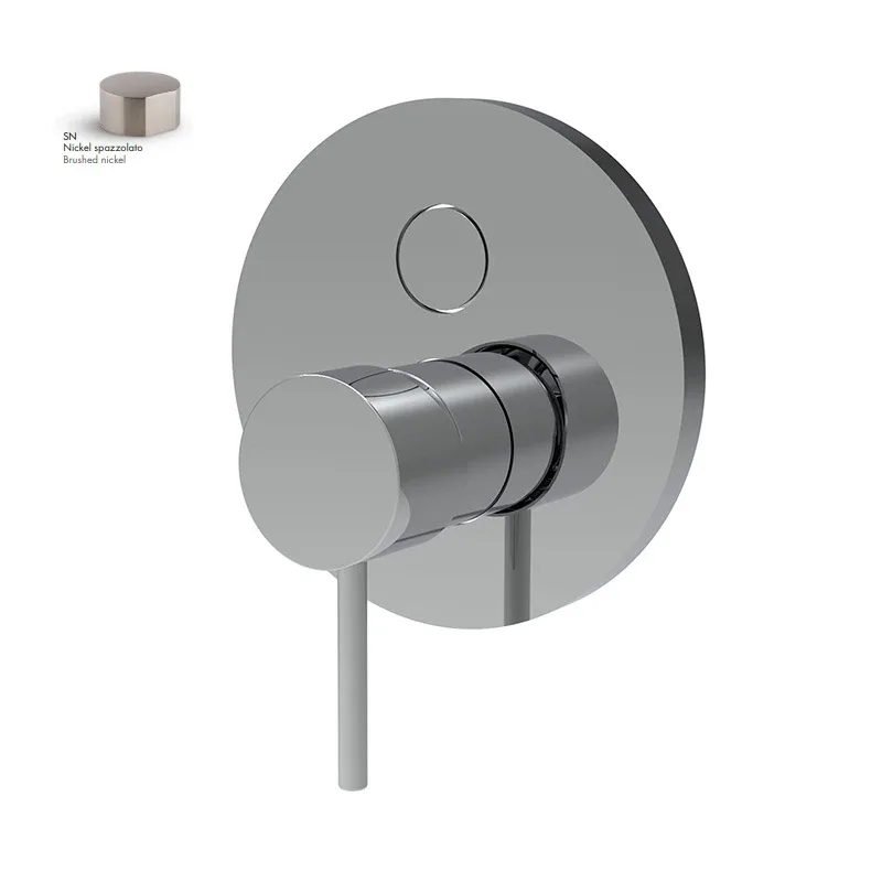 Змішувач для душу Spillo Up Brushed nickel F3039E2SN, Fima