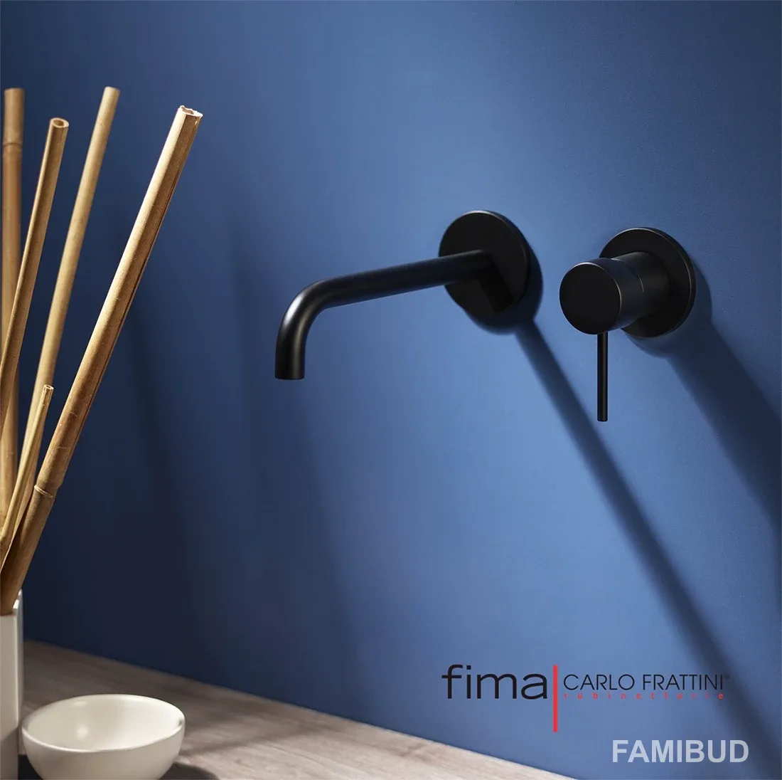 Змішувач для умивальника Spillo Up Black matt F3051NLX9NS, Fima