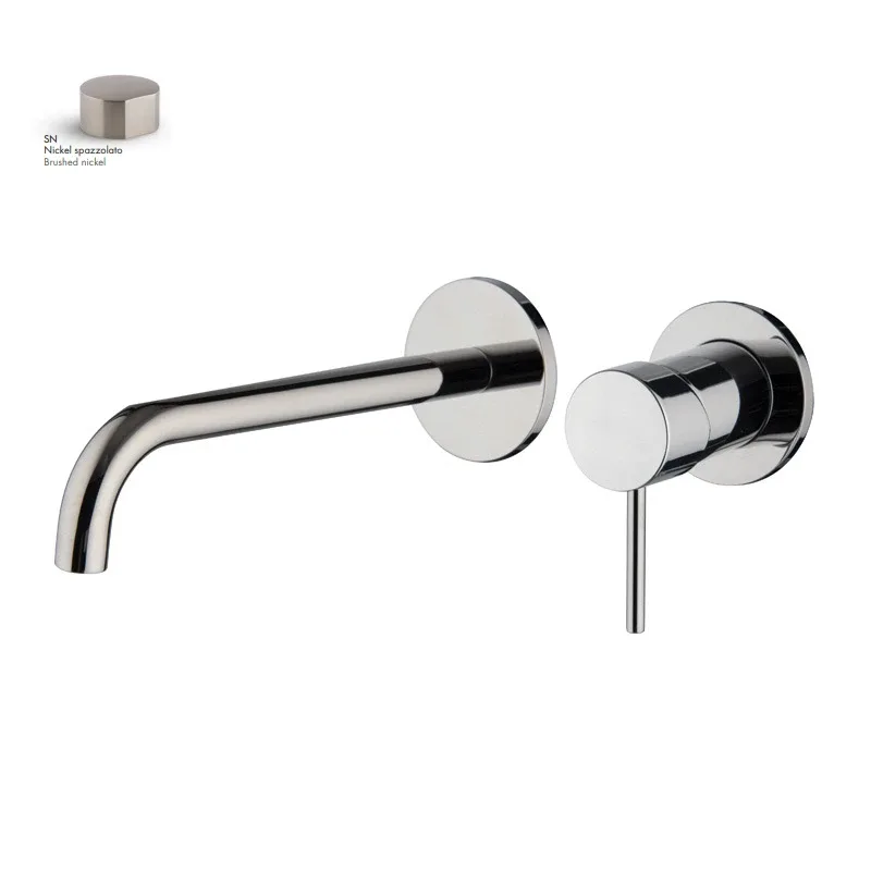 Змішувач для умивальника Spillo Up Brushed nickel F3051WLX9SN, Fima