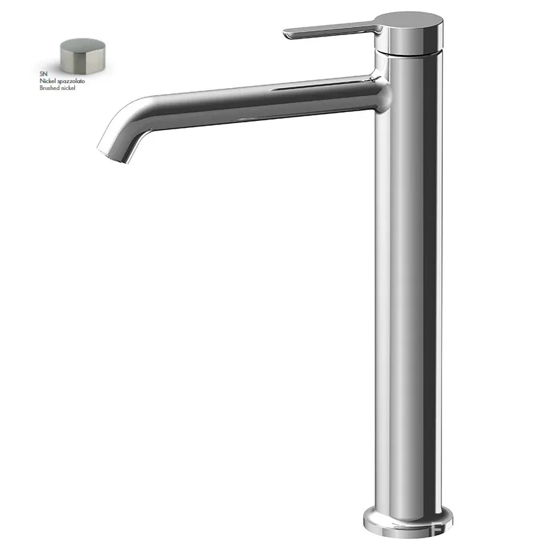 Змішувач для умивальника Snap Brushed nickel F3111-HSN, Fima