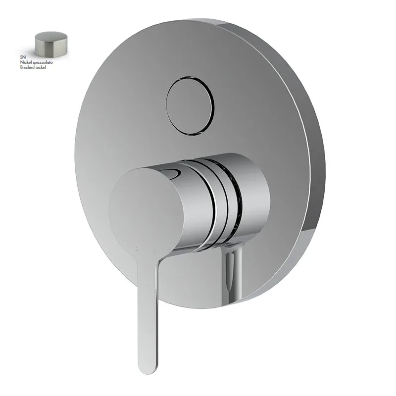 Змішувач для душу Snap Brushed nickel F3119E2SN, Fima