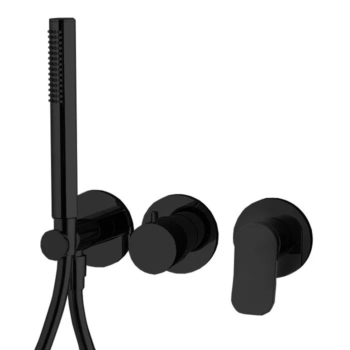 Змішувач для душу Flo Black matt F3819WX8NS, Fima