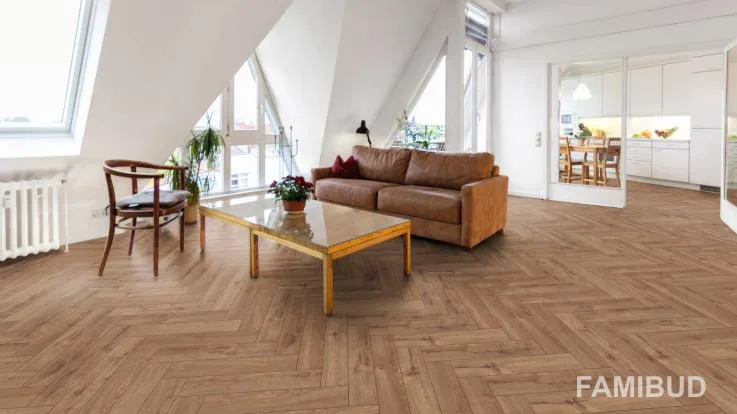 Ламінат 32676 Oak Harlech RO V4 Fold Down, 630×126×8, Kaindl