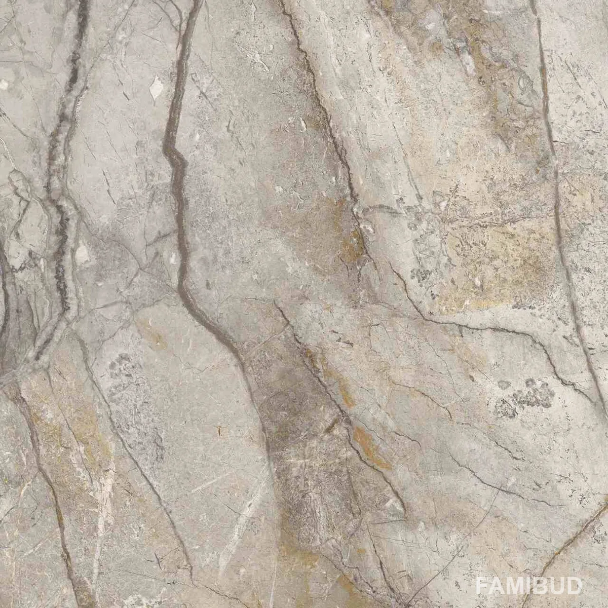 Плитка керамогранітна Florentine Marble Rect, 600×600×8, Бежевий, Golden Tile