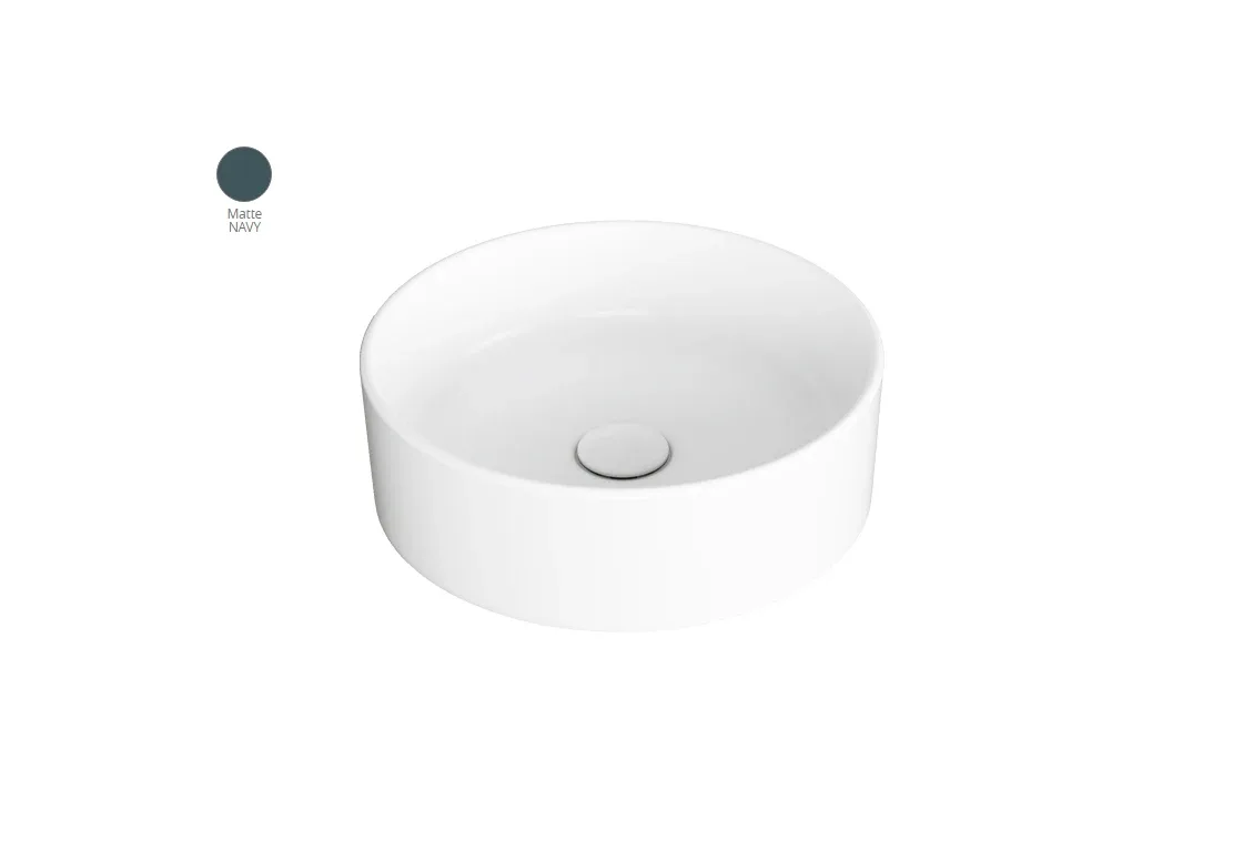 Умивальник 40 Foriu Navy Matte FO01NaM, Кругла, Simas