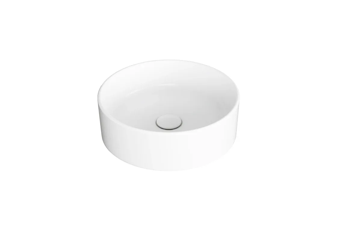 Умивальник 40 Foriu White Matte FO01WM, Кругла, Simas