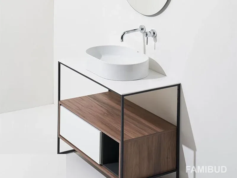 Умивальник 60 Foriu Glossy White FO02, Овальна, Simas