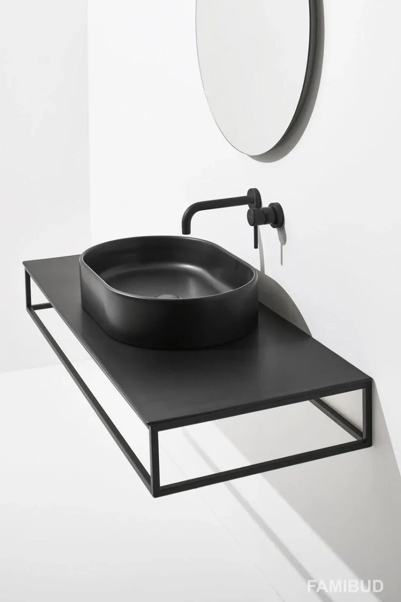 Умивальник 60 Foriu Black Matte, Simas