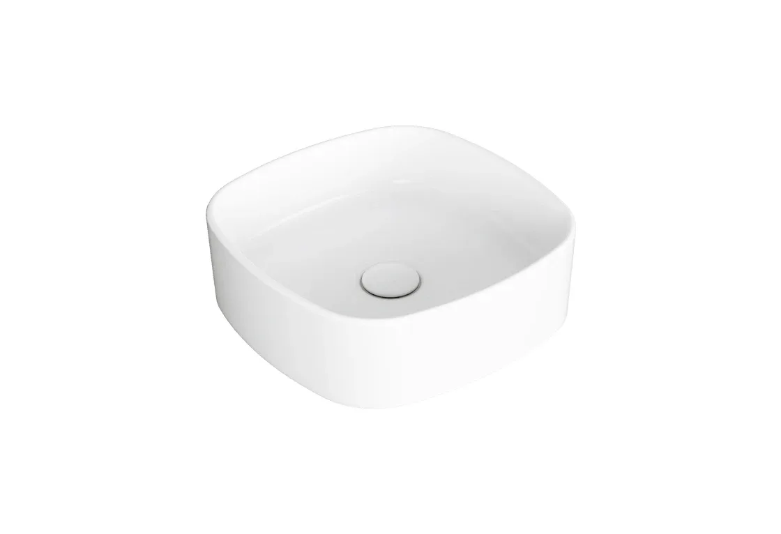 Умивальник 40 Foriu White Matte FO03WM, Квадратна, Simas