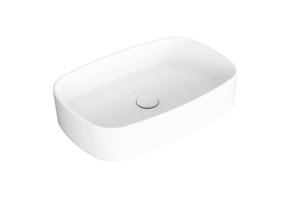 Умивальник 60 Foriu Glossy White FO04, Прямокутна, Simas