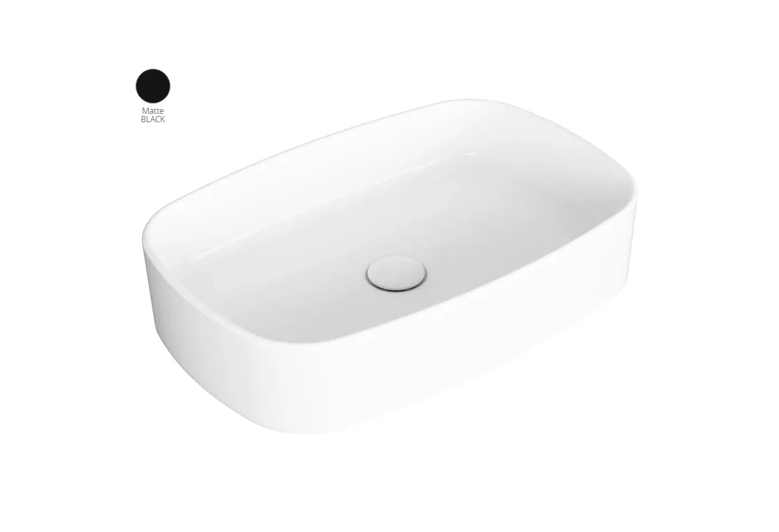 Умивальник 60 Foriu FO04NM Black Matte, Simas