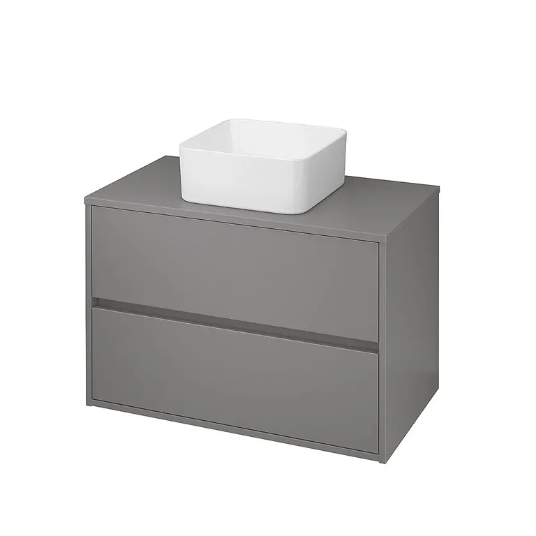 Шафка під умивальник Crea 80 Grey matt, Cersanit